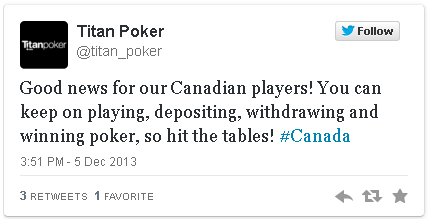 ipoker playtech возвращается на рынок канады