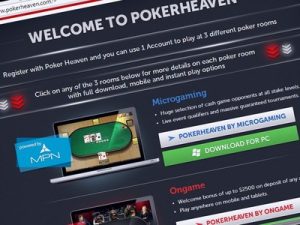 Poker Heaven предлагает покер в сети MPN