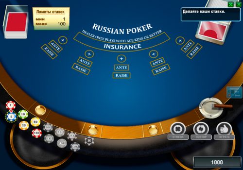 Правила игры в русский покер